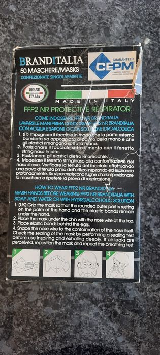 Maseczki FFP2 różowe 46 sztuk