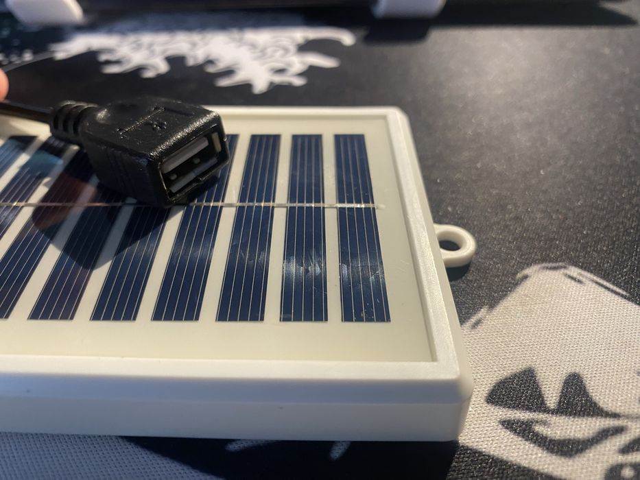 Painel solar com USB