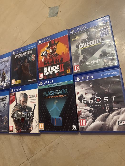 Conjunto de jogos ps4