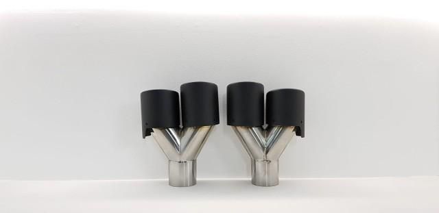 Ponteiras de Escape Look Akrapovic Duplas