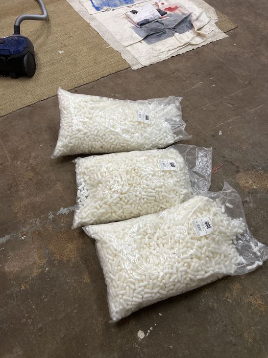 3 sacos de enchimento