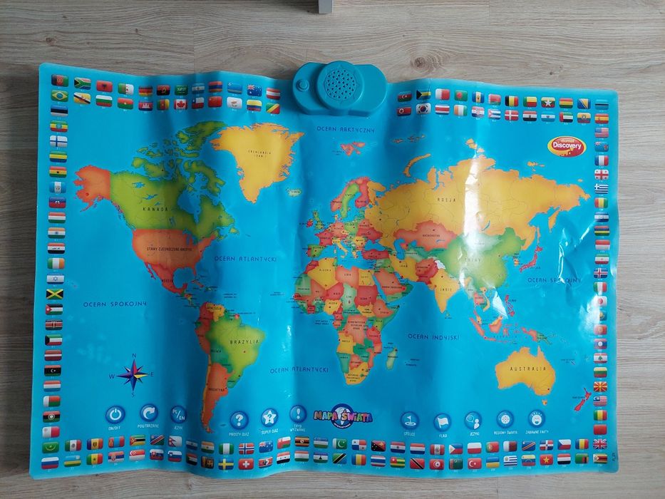 Interaktywna Mapa świata  DUMEL Discovery
