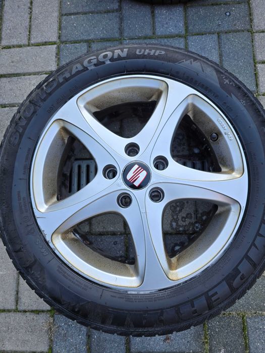 Alufelgi, opony zima 16 cali 5x112 Seat, Volkswagen, Skoda