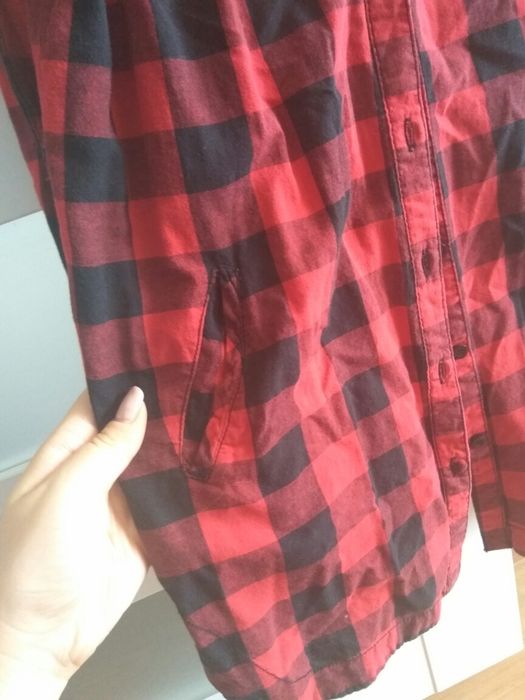 Koszula w kratę Bershka M