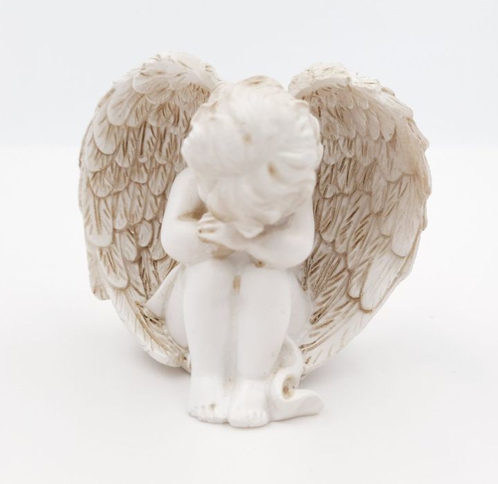 Nowa Figurka ceramiczna aniołek dekoracja prezent upominek