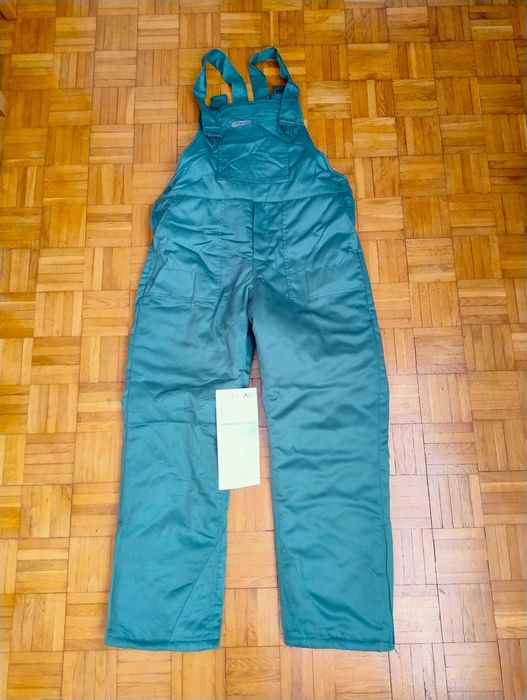 NOWE Spodnie robocze ocieplane zimowe Ogrodniczki Zielone ArtMaster