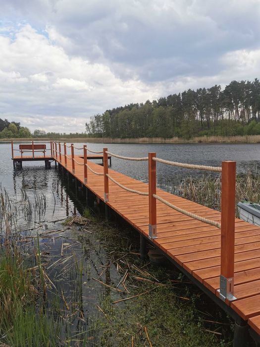 Budowa Pomostów - wbijanie pali
