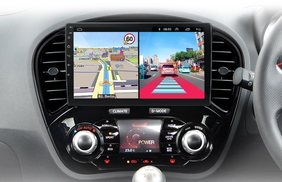 Nissan Juke – Radio Android 15 9" CarPlay Android Auto 4GB/64GB GPS Nawigacja Stacja Multimedialna WiFi Bluetooth DSP 4G LTE PL