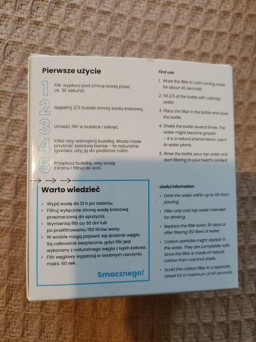 Dafi filtry do butelek