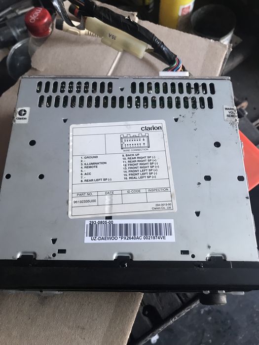 магнітола Clarion 50 w Корея