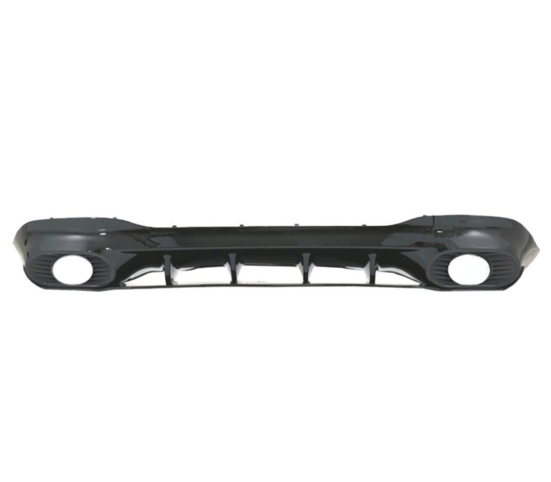 DIFUSOR MERCEDES W118 AMG 19- LOOK CLA35 PRETO BRILHANTE