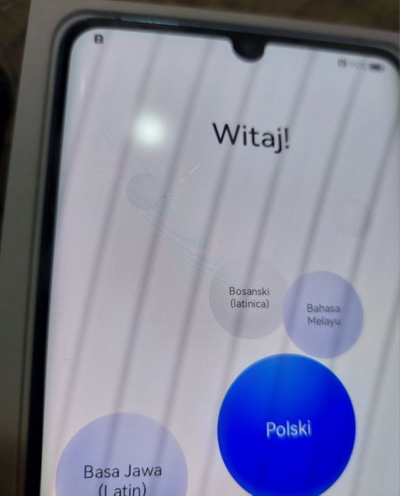Huawei P30 Pro 256 GB – komplet, sprawny, pęknięcie w rogu