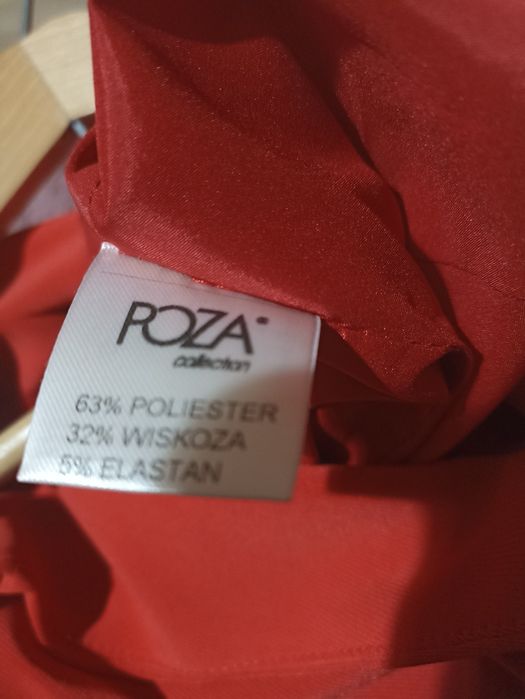 Sukienka wieczorowa czerwona r. 46