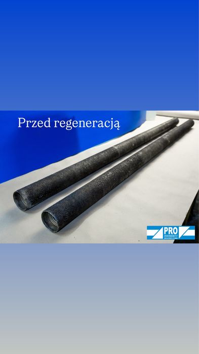 Regeneracja wałów ściernych do obieraczek przemysłowych