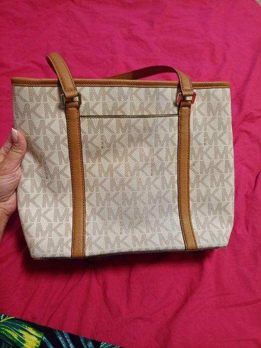 Torebka Michael Kors wanilia monogram 35x26x10