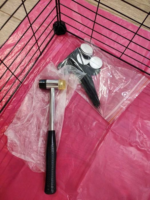 Cały zestaw w dobrej cenie - kojec dla królika 12 metalowych paneli