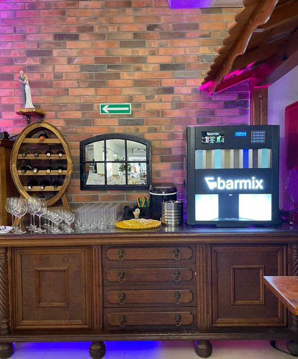 Barmix, barman automat do drinków. Fotobudka 360, ciężki dym!
