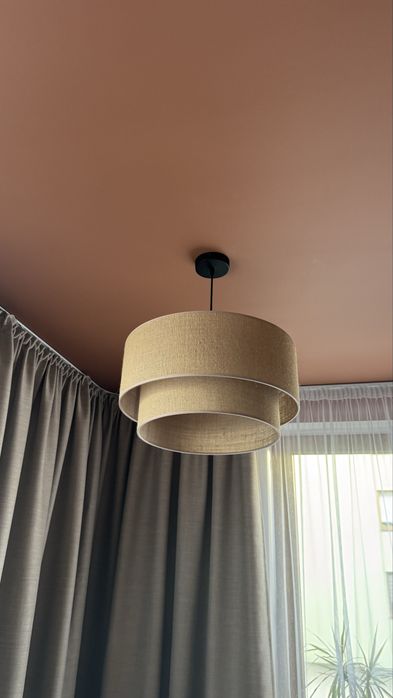 Lampa sufitowa boho , abażur z juty 2 sztuki!