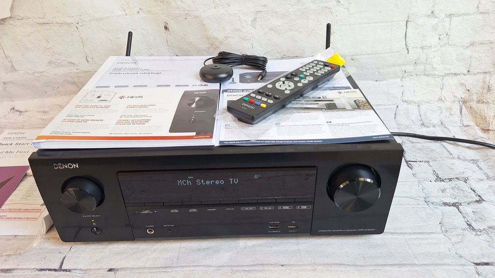 7.2 Denon AVR-X1600 Wi-Fi BT Heos 4K60p eARC DSD Spotify Atmos Vision