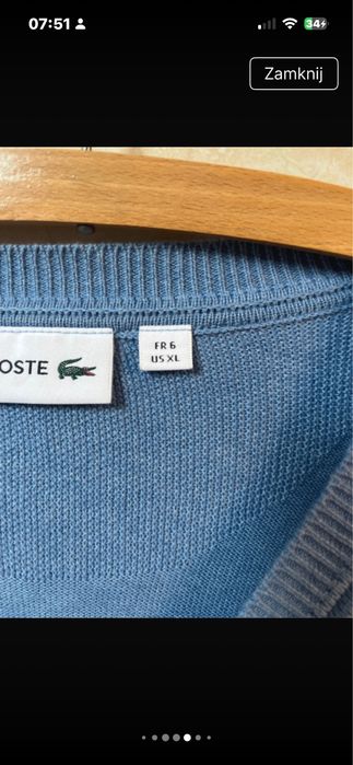 Sweter.     lacoste