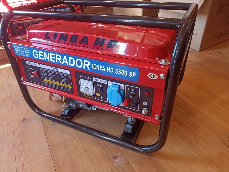Gerador gasolina monofásico linea HD 5500 Novo
