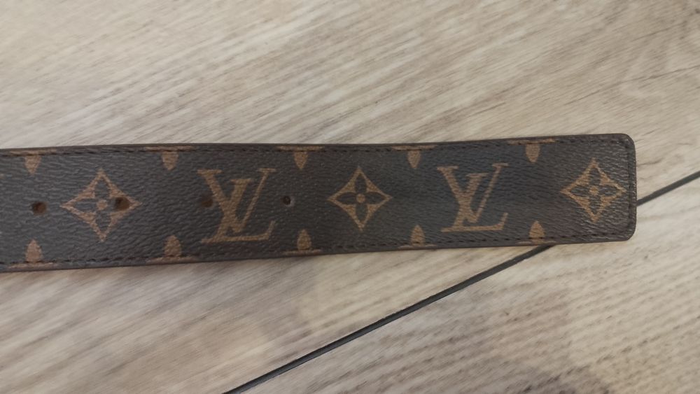 Pasek Louis Vuitton brązowy