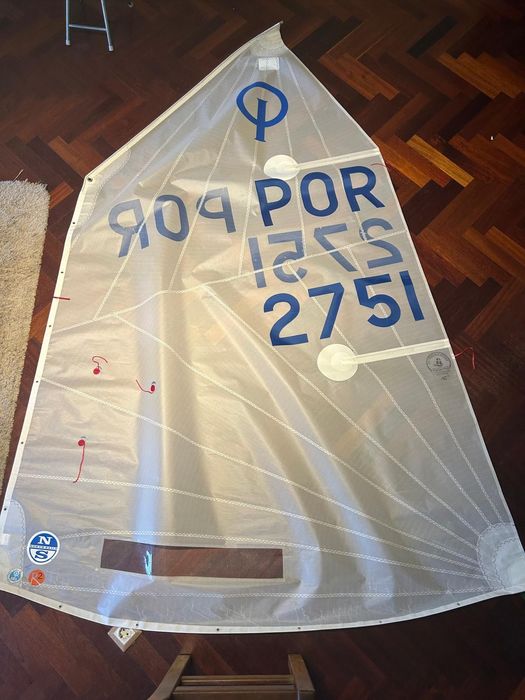 2 Velas North Sails R2 para Optimist - Semi Novas em Ótimo Estado