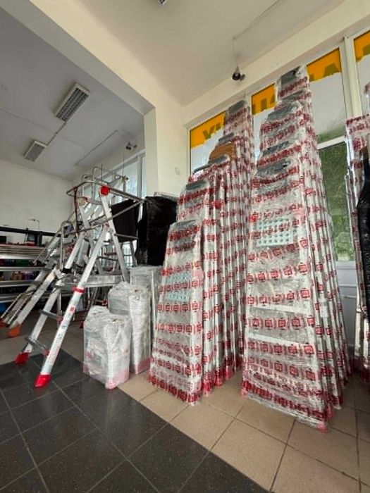 OD RĘKI Podest roboczy jezdny FARAONE drabina magazynowa teleskopowa PLS3 PLS5 PLS6 sklep Warszawa Gdańsk Wrocław Poznań Katowice Kraków Szczecin