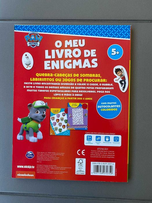 Livro de Enigmas da Patrulha Pata