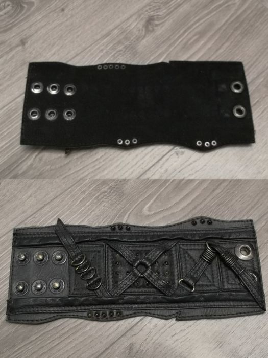 Skórzana bransoleta bransoletka Jungle Tribe rękodzieło unisex