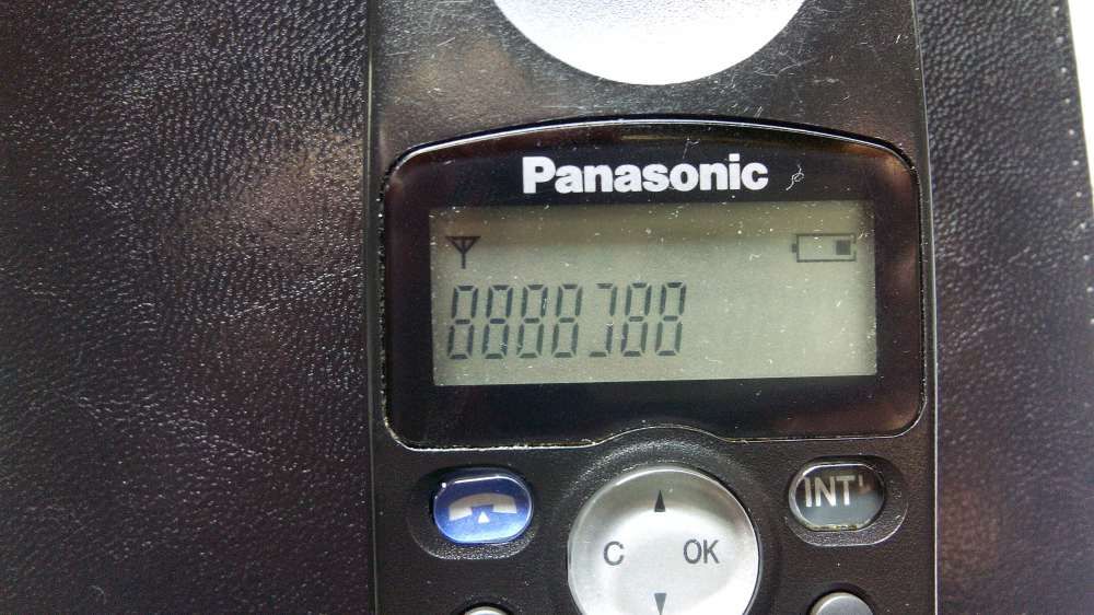 telefon bezprzewodowy panasonic dwie sluchawki DECT cyfral