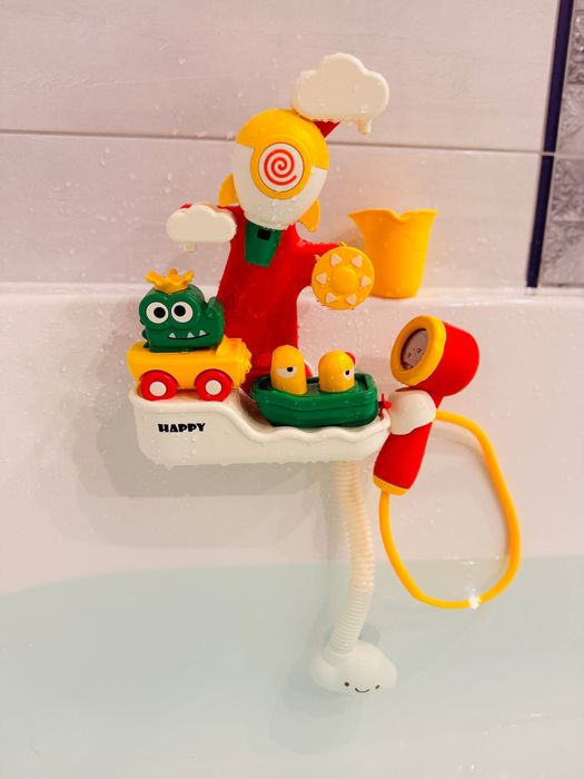 Гра для ванни, для купання (душова лійка, машинка з млином, кораблик)