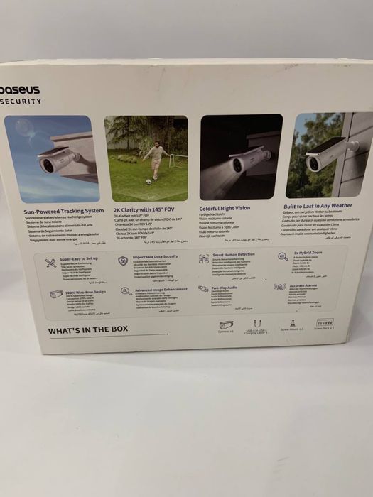 Камера відеоспостереження Baseus Security S1 Outdoor Camera 2k White .
