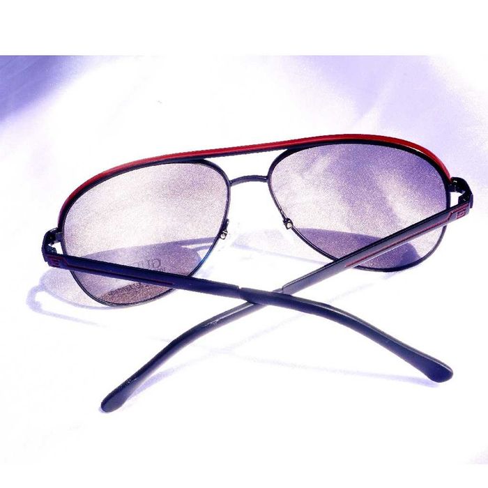 Okulary GUESS GF0172  czarne czerwone aviatory polaryzacja sunglasses pilotki Cena Producenta: 980 PLN