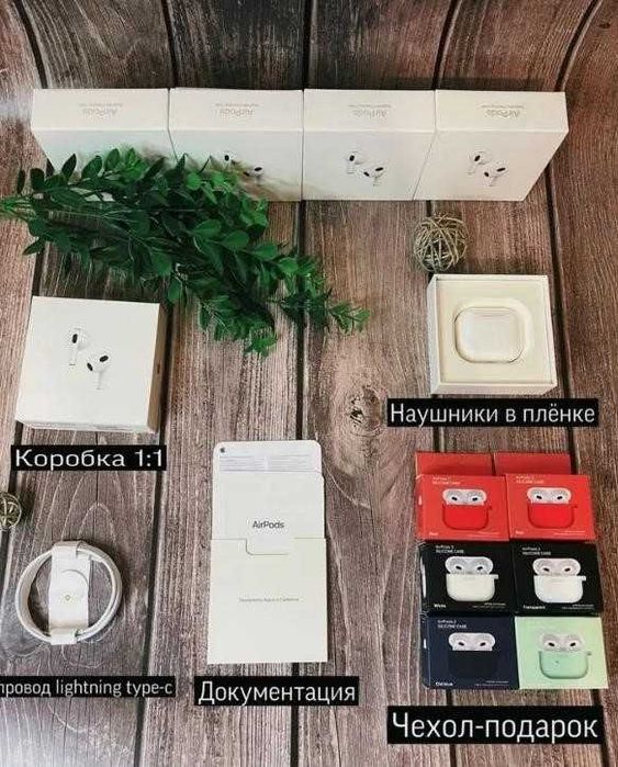 аірподс 3 Преміум якості Навушники безпровідні 1в1