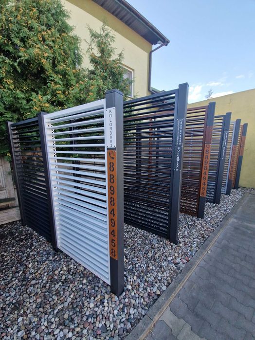 Panel żaluzjowy żaluzja metalowa taras ruchome deseczki pergola