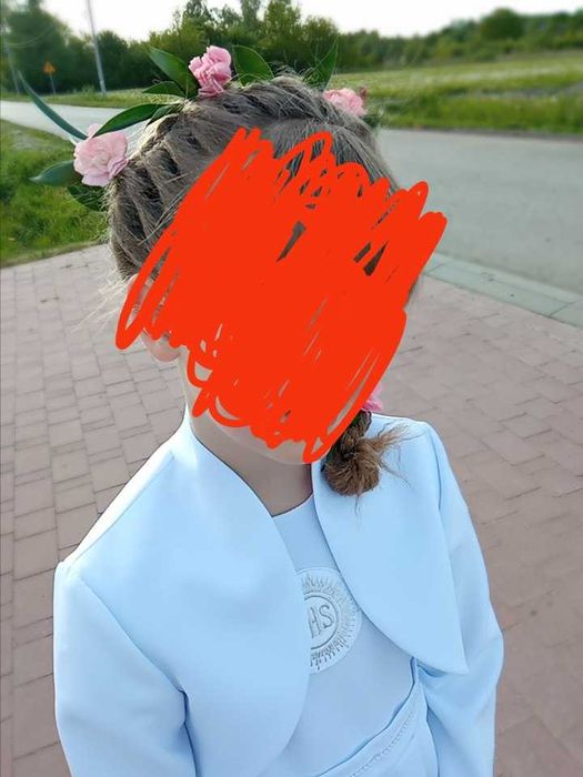 Komunijna sukienka + bolerko