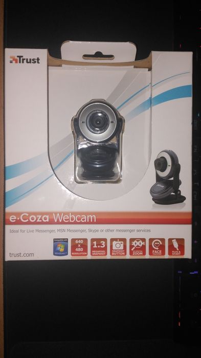 Webcam Trust - e Coza Webcam 1.3 Mxp. P/ Teams, Zoom, Skype, Messenger