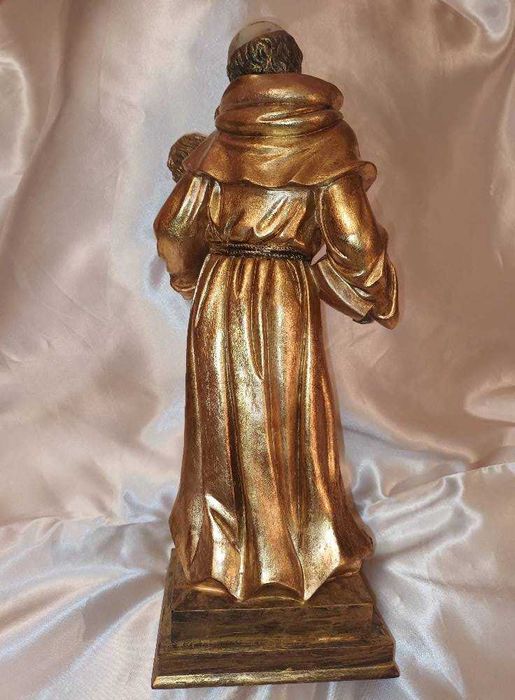 Santo António 32cm   Folha de ouro