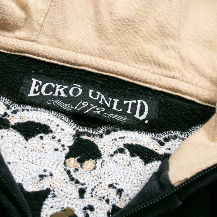 Ecko Unltd y2k baggy overprint bluza rozpinana M