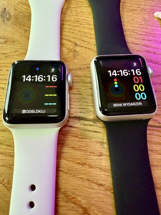 Apple Watch Seria 2 i seria 1 38mm baterie 100%