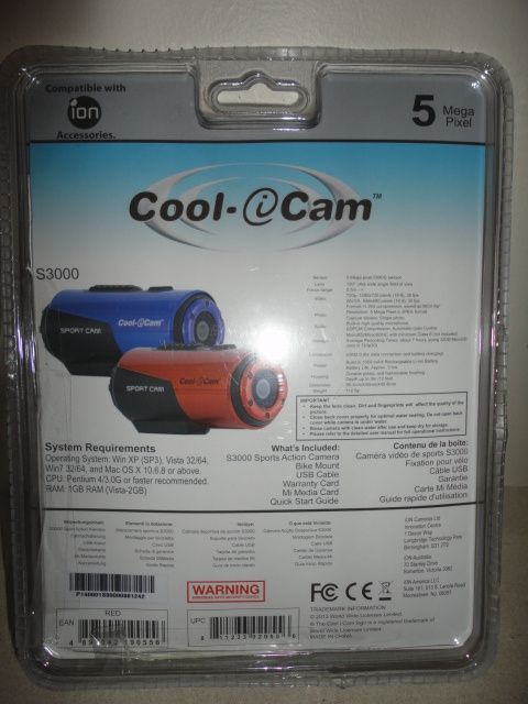 Camara Cool-ICam S3000 Resistente Água