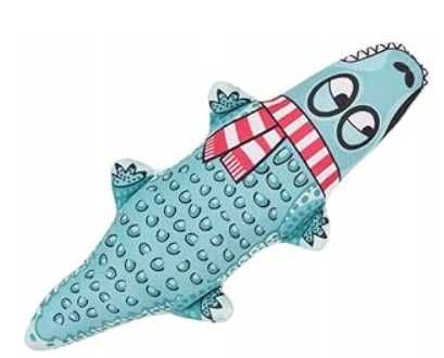 Zabawka pluszowa, piszcząca dla psa, krokodyl