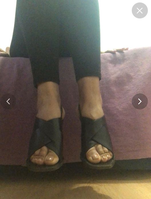 Sandália cor preta