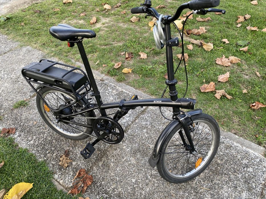 Bicicleta Elétrica Dobrável E FOLD 100 Preto