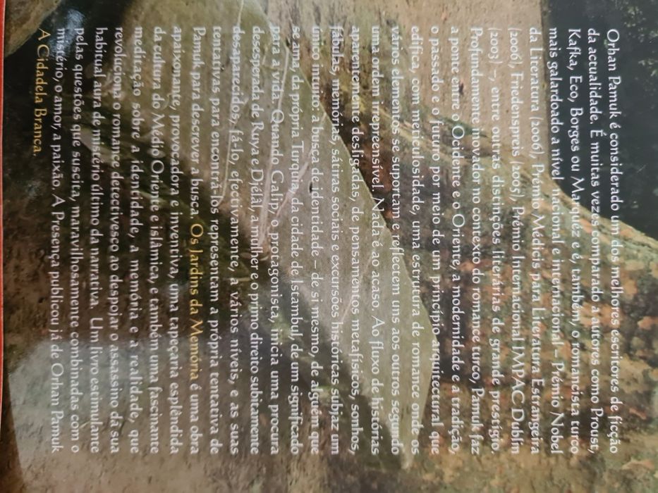 Livro Os Jardins da Memória