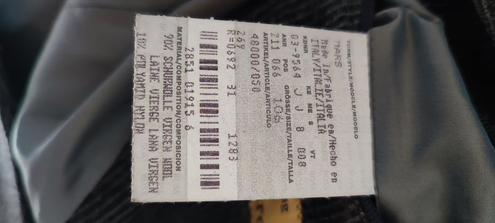 marynarka męska Hugo Boss model mars rozmiar 106 XL