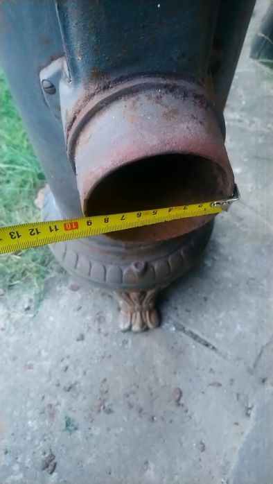 Piecyk wolnostojący żeliwny stylowy, piec koza