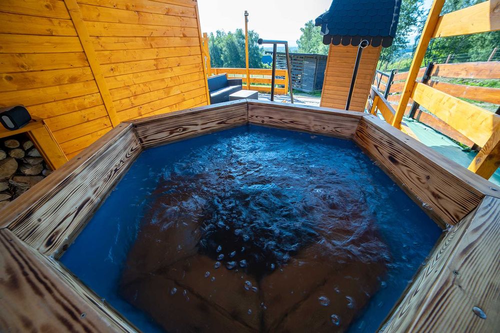 domek w górach Wisła domek  wynajem Beskidy sauna jaccuzi ferie zimowe