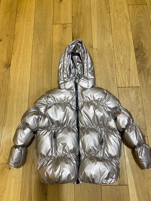 Пуховик оверсайз Куртка металік Matalan 7 - 8 122 - 128 термокуртка
